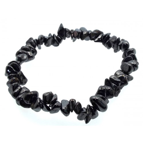 Hematite Chip Bracelet